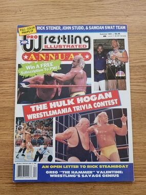 PWI 1988 Annual - The Hulk Hogan Cover with Mr. T & King Kong Bundy